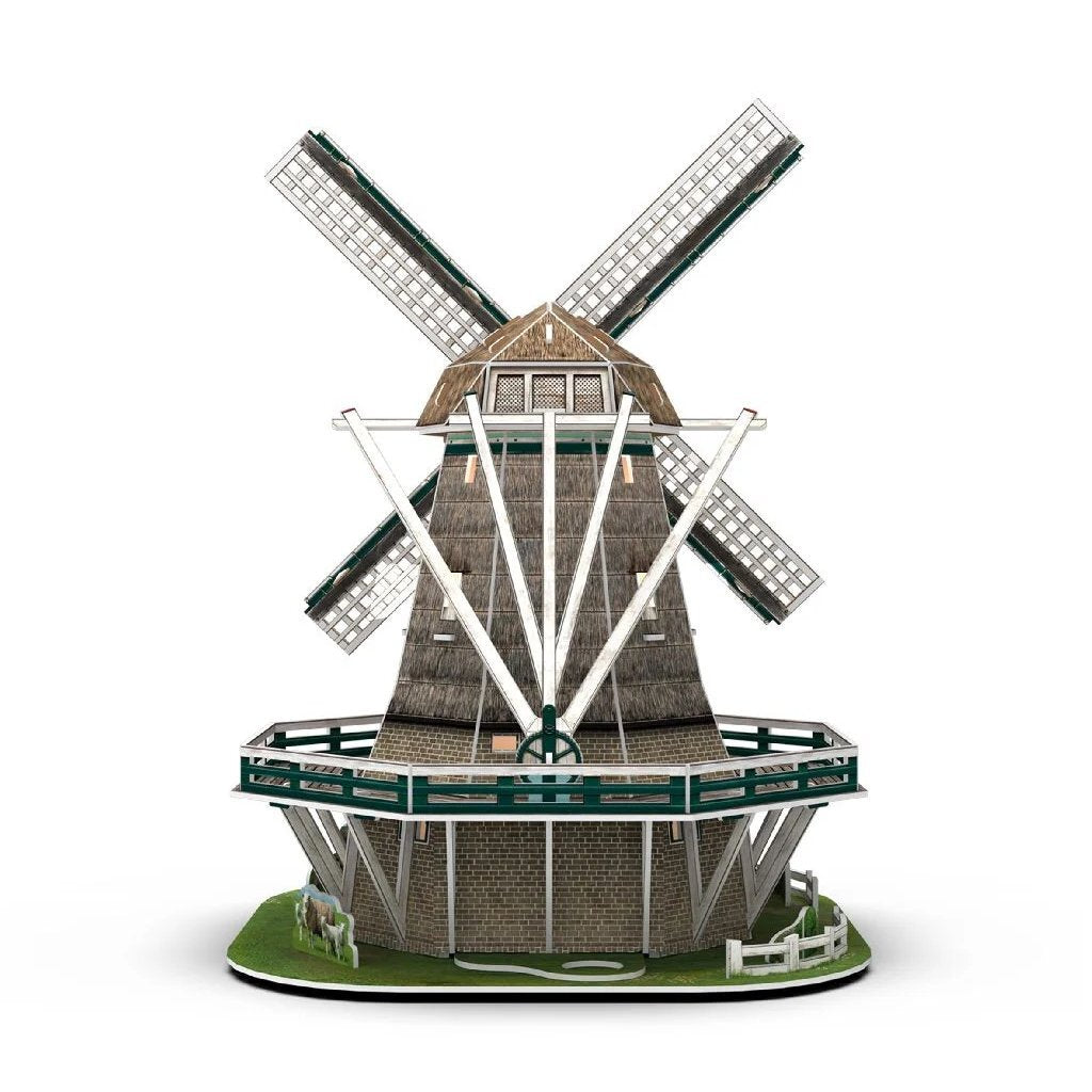 Cubic fun 3d puzzel molen led - 65st.