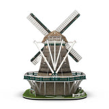 Cubic fun 3d puzzel molen led - 65st.