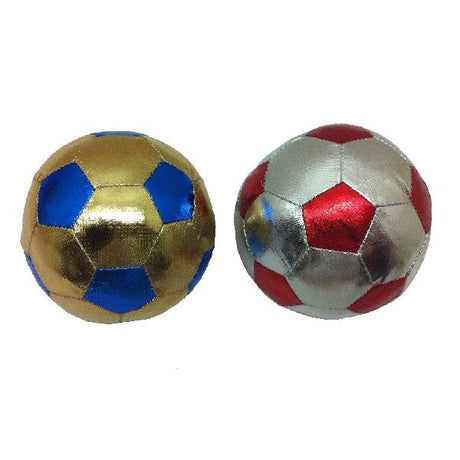 Summertime stoffen ball zilver of goud 10cm