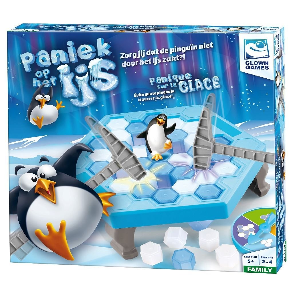 Clown games clown paniek op het ijs