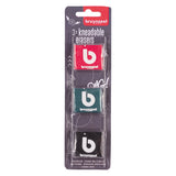 Bruynzeel kneedgummen 3 stuks