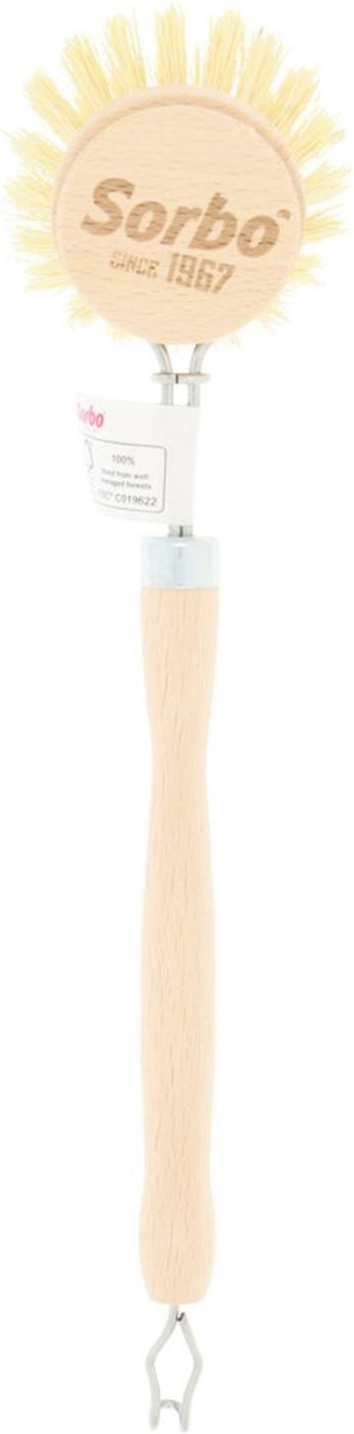 Sorbo afwasborstel hout tampico ø6,5cm