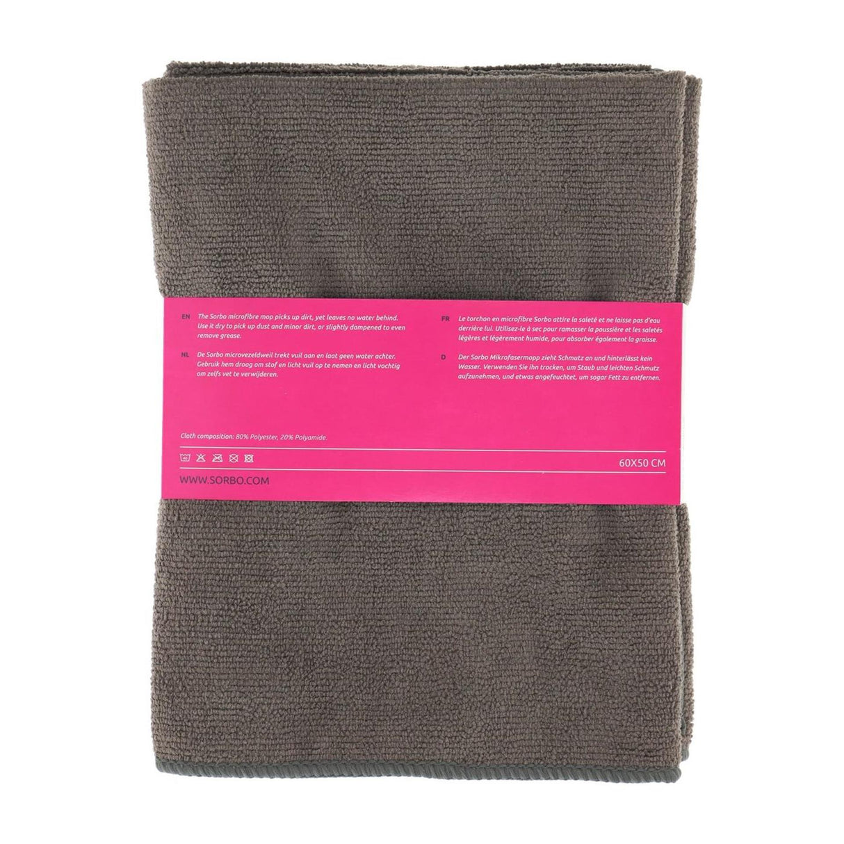 Sorbo microvezeldweilen - 2 stuks 50x60 cm - microvezeldweil voor streeploos dweilen en schoonmaken