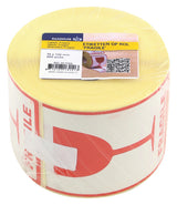 Raadhuis waarschuwingsetiket - 74x105mm - fragile - 500 stuks - rd-351166