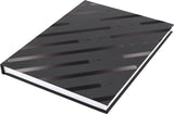 Kangaro dummyboek - a5 - zwart met design - 160 blanco pagina's - hard cover - k-5585