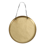 Gusta wand-decoratieschaal 38 cm goud aluminium