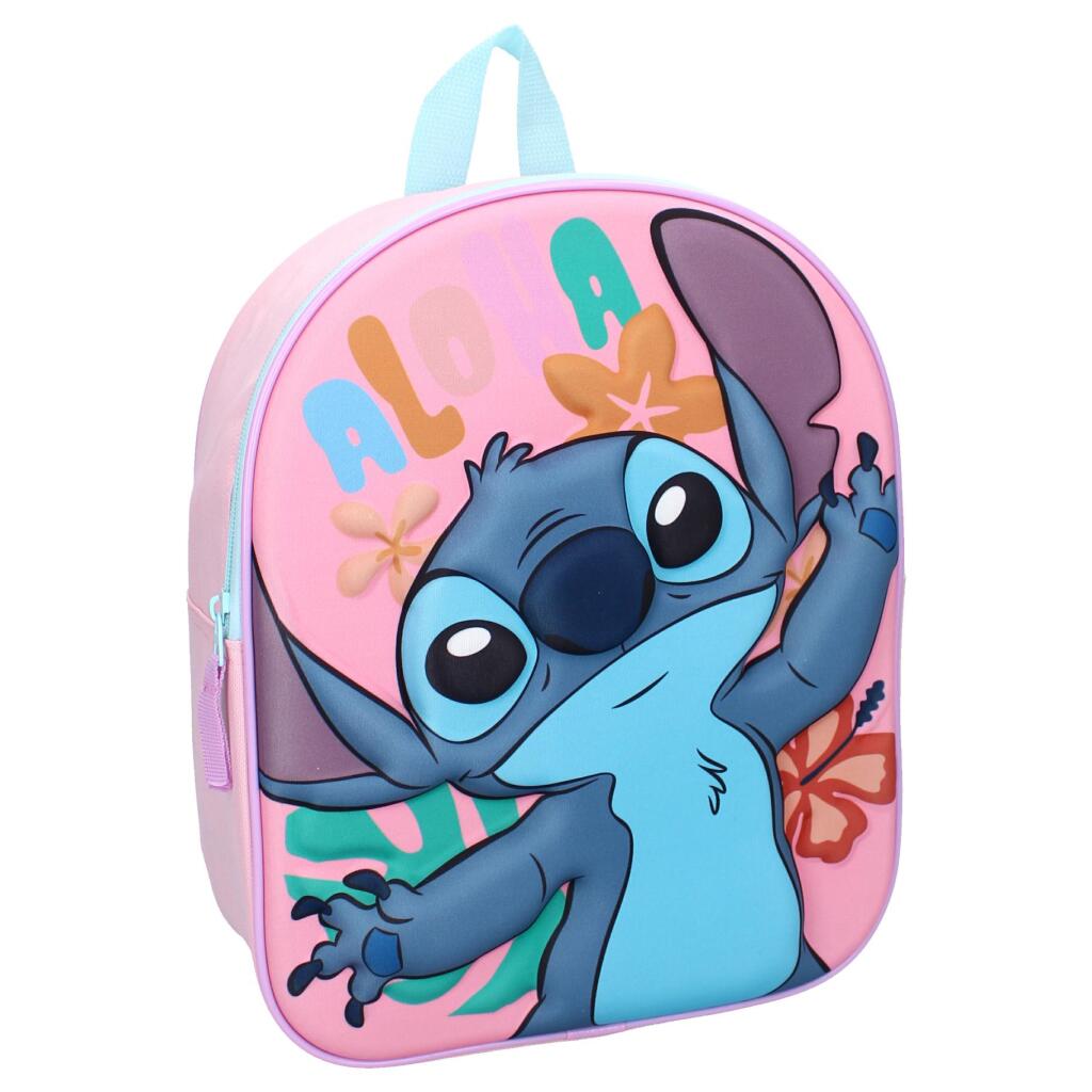 Disney stitch simply special rugzak 3d roze