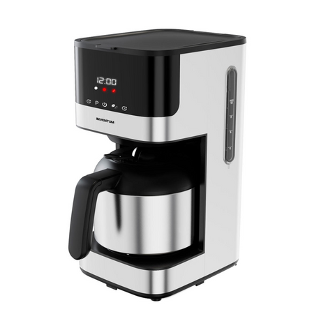Inventum koffiezetappa1,2l 10 kops zwart rvs met thermoskan
