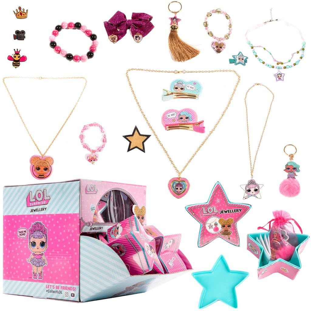 L.o.l. surprise surprise verrassing ster met bijoux accessoires 10x10x6 cm