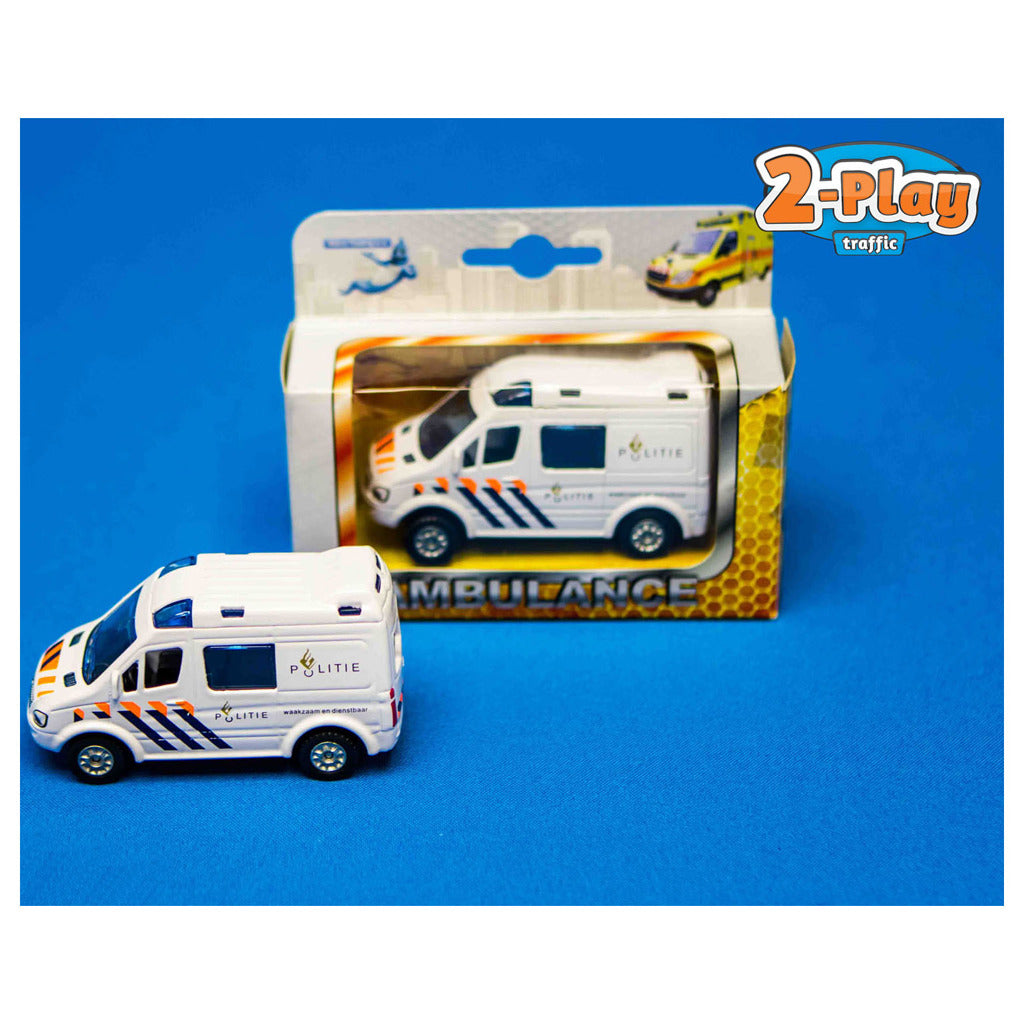 Kids Globe Globe Die-cast Politieauto NL, 8cm