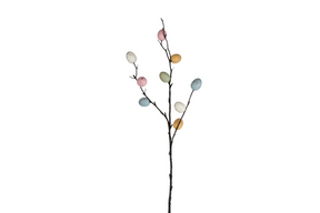 Kunsttak eggs multicolor 50cm