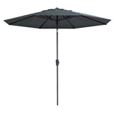 Madison parasol paros ii luxe 300 cm grijs