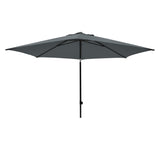 Madison parasol elba 300 cm grijs