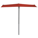 Madison Balkonparasol Sun Wave 270x150 cm steenrood