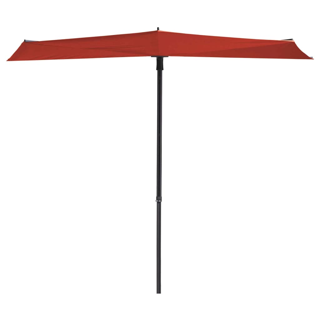 Madison balkonparasol sun wave 270x150 cm steenrood