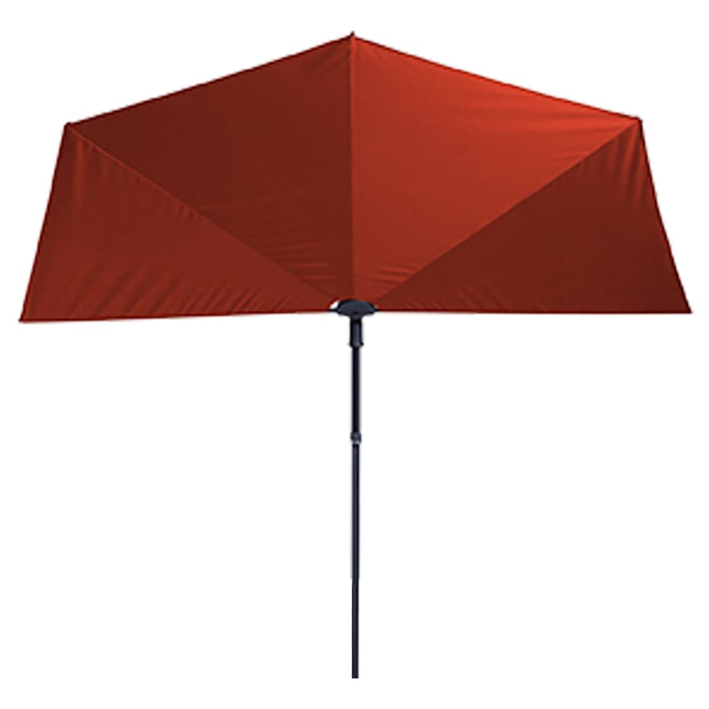 Madison balkonparasol sun wave 270x150 cm steenrood