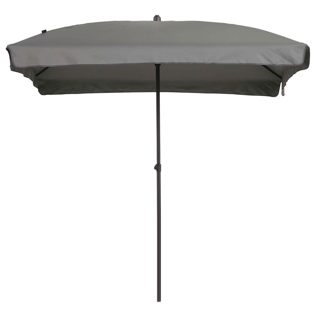 Madison parasol patmos luxe rechthoekig 210x140 cm lichtgrijs