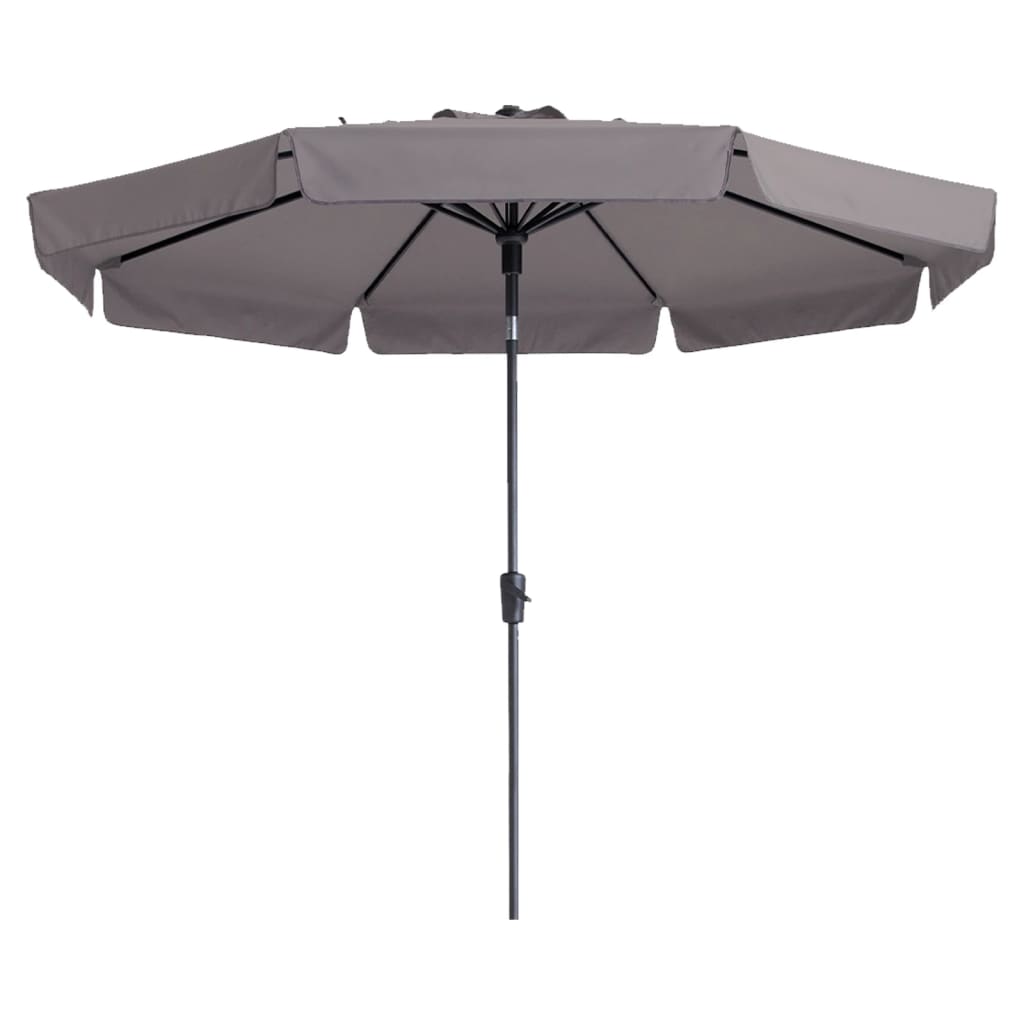 Madison Parasol Flores Luxe rond 300 cm taupe