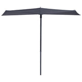 Madison Balkonparasol Sun Wave 270x150 cm grijs PAC3P014