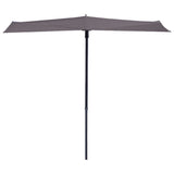 Madison balkonparasol sun wave 270x150 cm taupe pac3p015