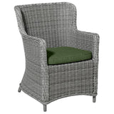 Madison Zitkussen voor wicker tuinstoel Panama 48x48 cm groen