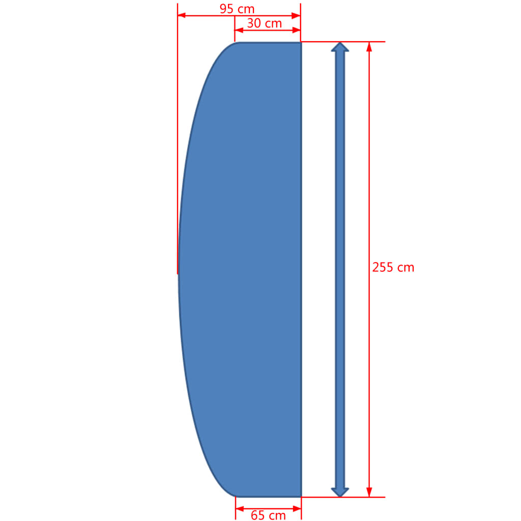 Madison hoes voor hangende parasol bruin covgp025