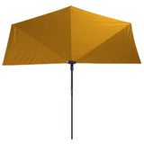 Madison balkonparasol sun wave 270x150 cm goudgeel