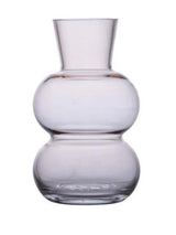 B-living vaas glas amalia ø12x20cm beige