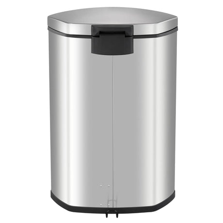 Eko pedaalemmer shell 50 l matzilverkleurig