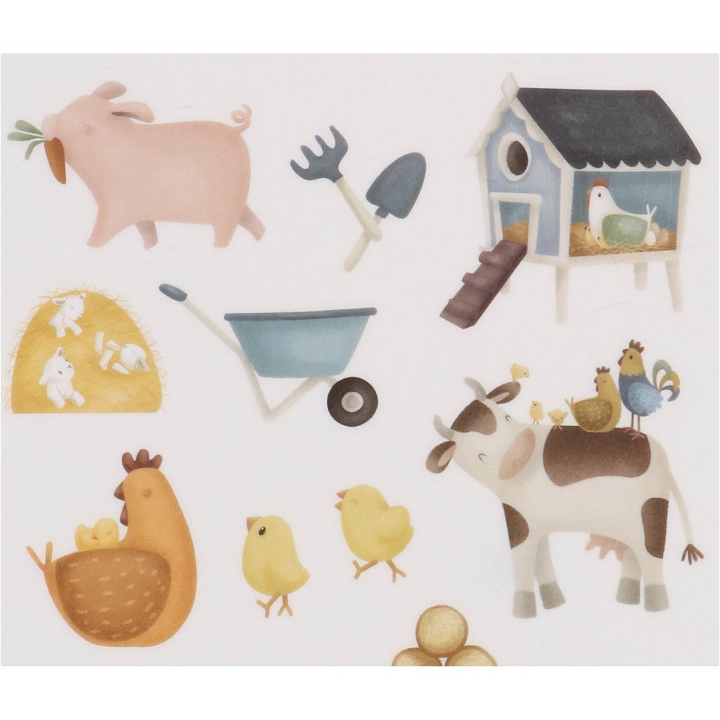 Little dutch raamstickers boerderij | 6 stuks
