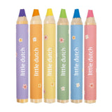 Little dutch rosa potloden 6 stuks