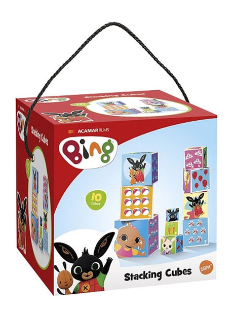 Bing stapel kubussen. 3+. 15x15x5 cm
