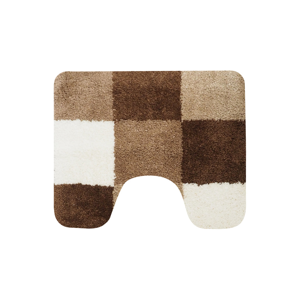 Dutch house toiletmat brest 60x50 cm bruin