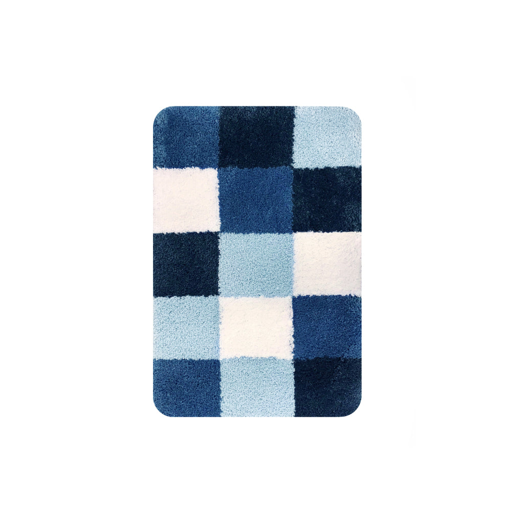 Dutch house badmat brest 60x90 cm blauw