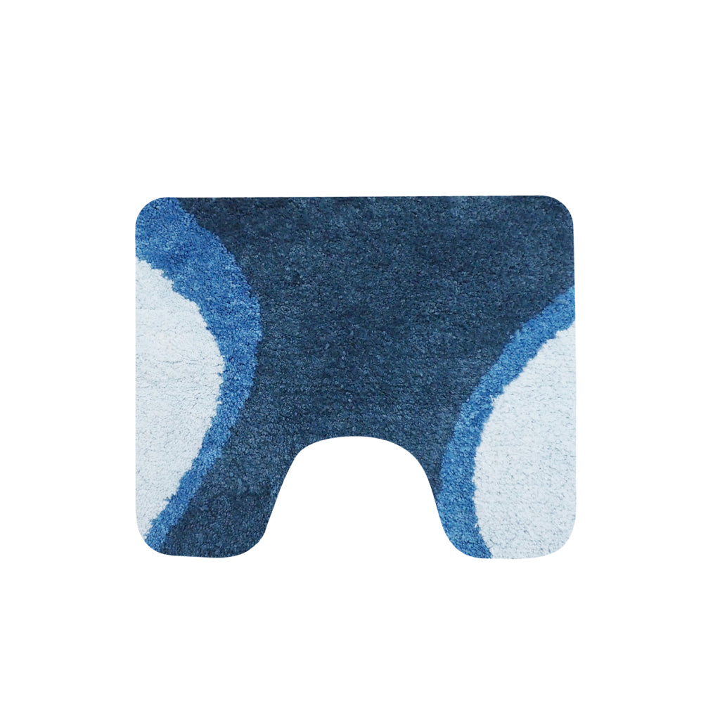 Dutch house toiletmat metz 60x50 cm blauw