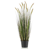 Emerald kunstplant in kunststof pot vossenstaartgras herfst 90 cm