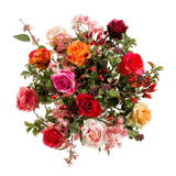 Emerald kunstboeket flame roses