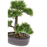 Emerald emerald kunstplant ceder bonsai groen 32 cm 420001