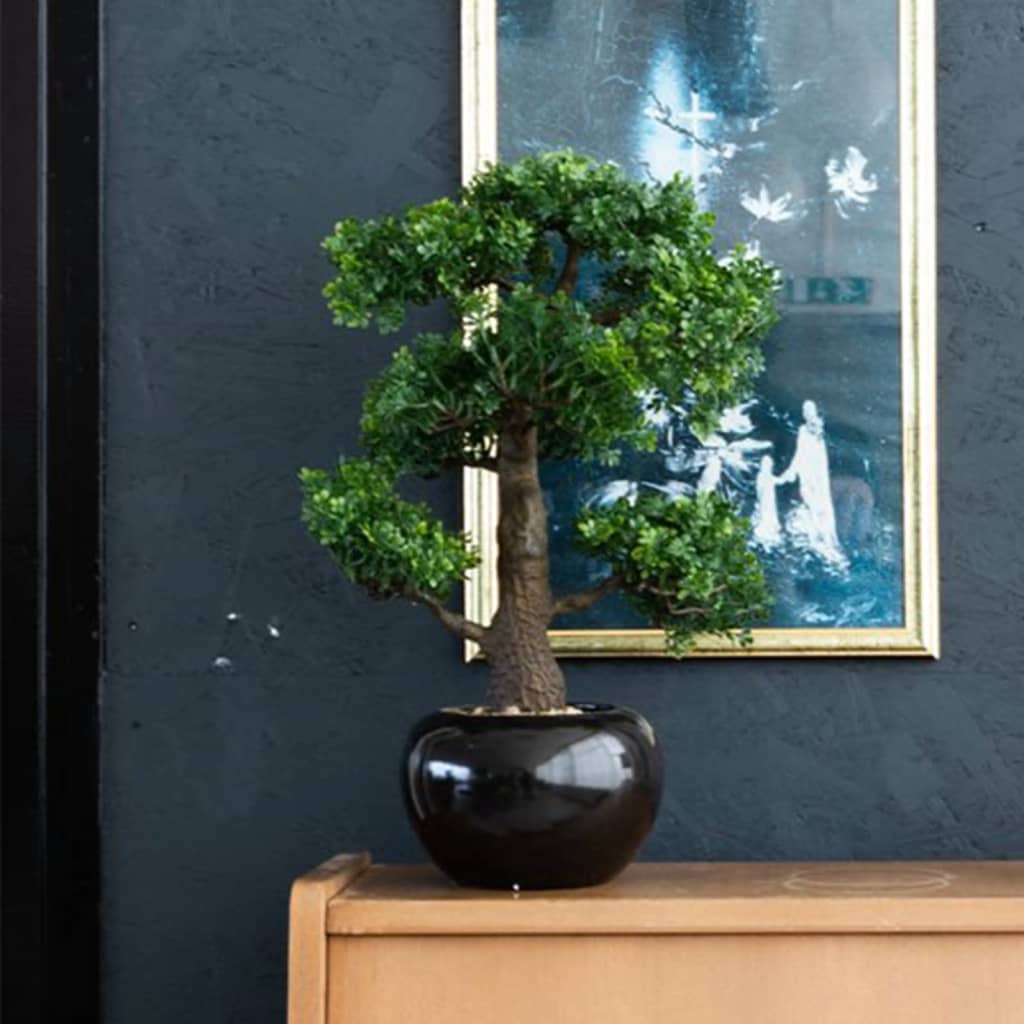 Emerald emerald kunstplant mini bonsai ficus groen 47 cm 420006