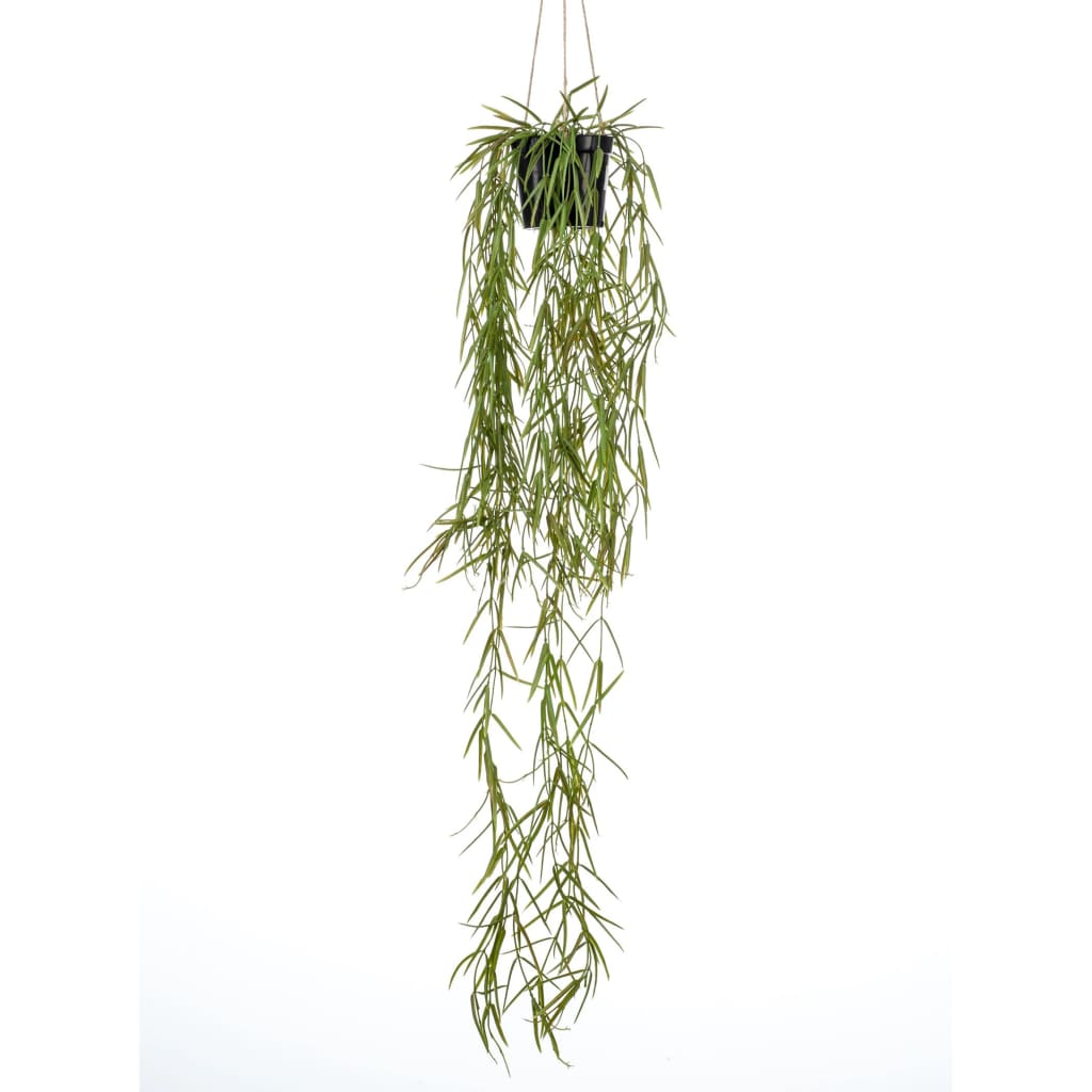 Emerald emerald kunstplant hangend in pot wasbloem 80 cm