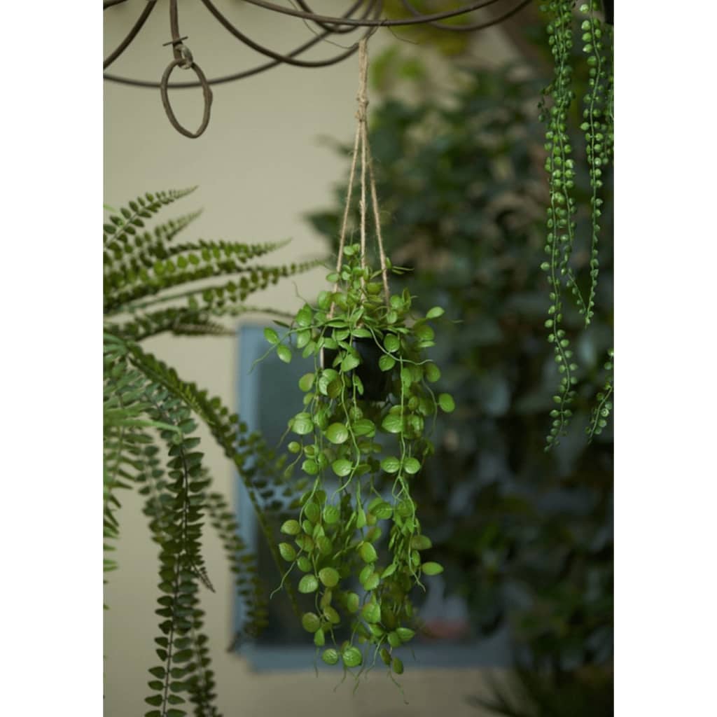 Emerald emerald kunstplant hangend in pot lantaarnplant 50 cm