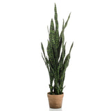 Emerald emerald kunstplant in pot sanseveria 84 cm