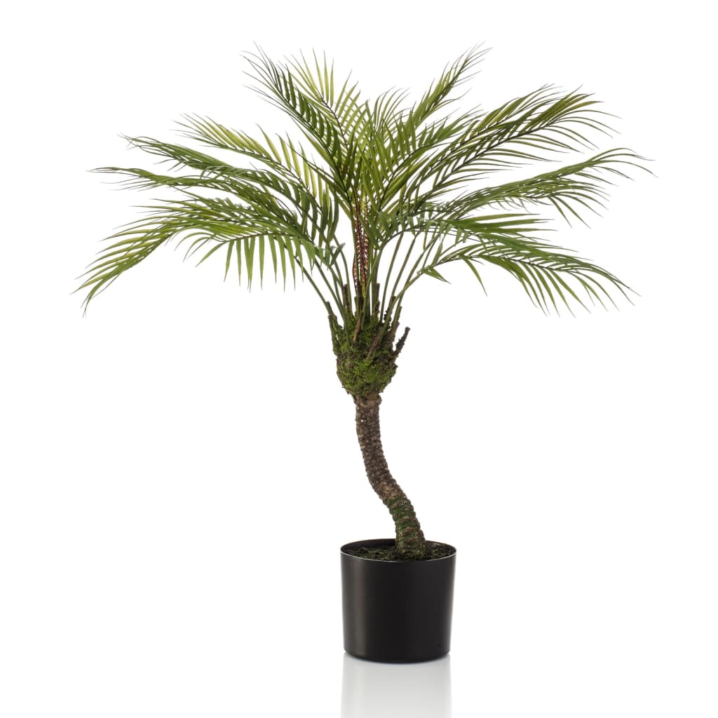 Emerald emerald kunstplant in pot chamaedorea palm 85 cm