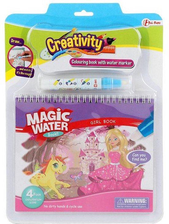 Creativity Creativity Kleuren met Water Prinses met Stift