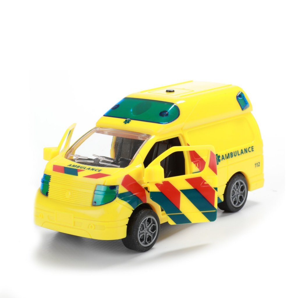 Toi-Toys Trucks Frictie Ambulance (NL) met Licht en Geluid