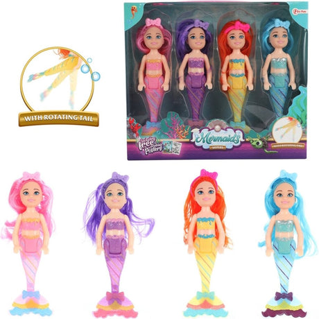 Mermaids Mermaids Zeemeermin Pop Zusjes, 4st.