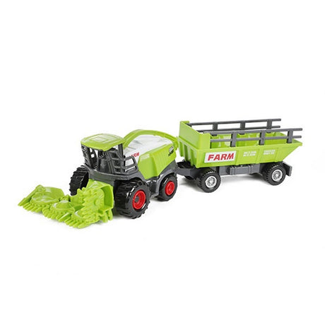 Toi-toys toi toys landbouwmachine set met aanhanger