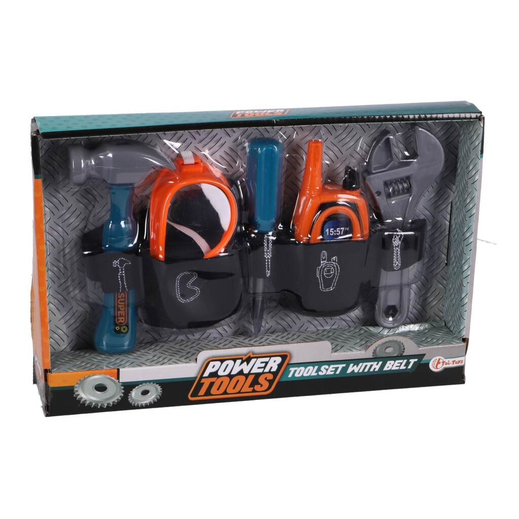 Toi-Toys Tools Gereedschapset in Riem 6-delig