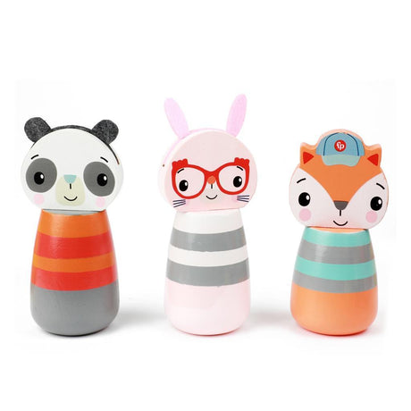 Fisher price houten kegelspel dieren
