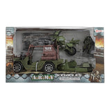 Toi-toys toi toys alfafox militair voertuig met accessoires